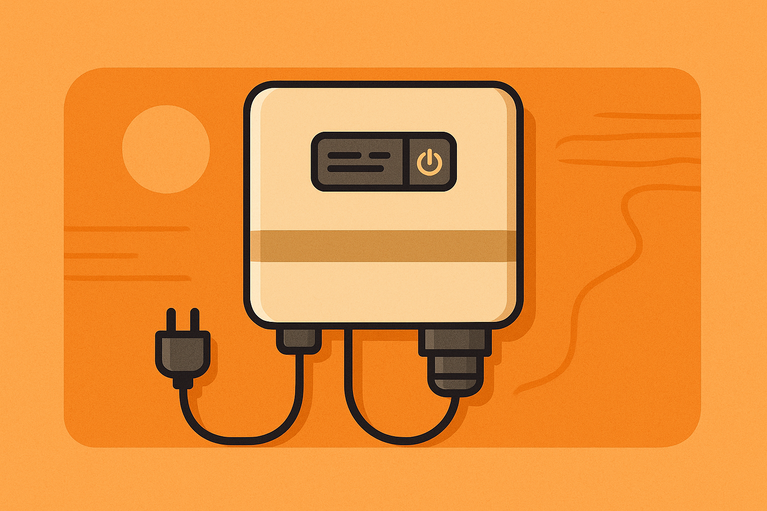 Mikro‑Wechselrichter Illustration